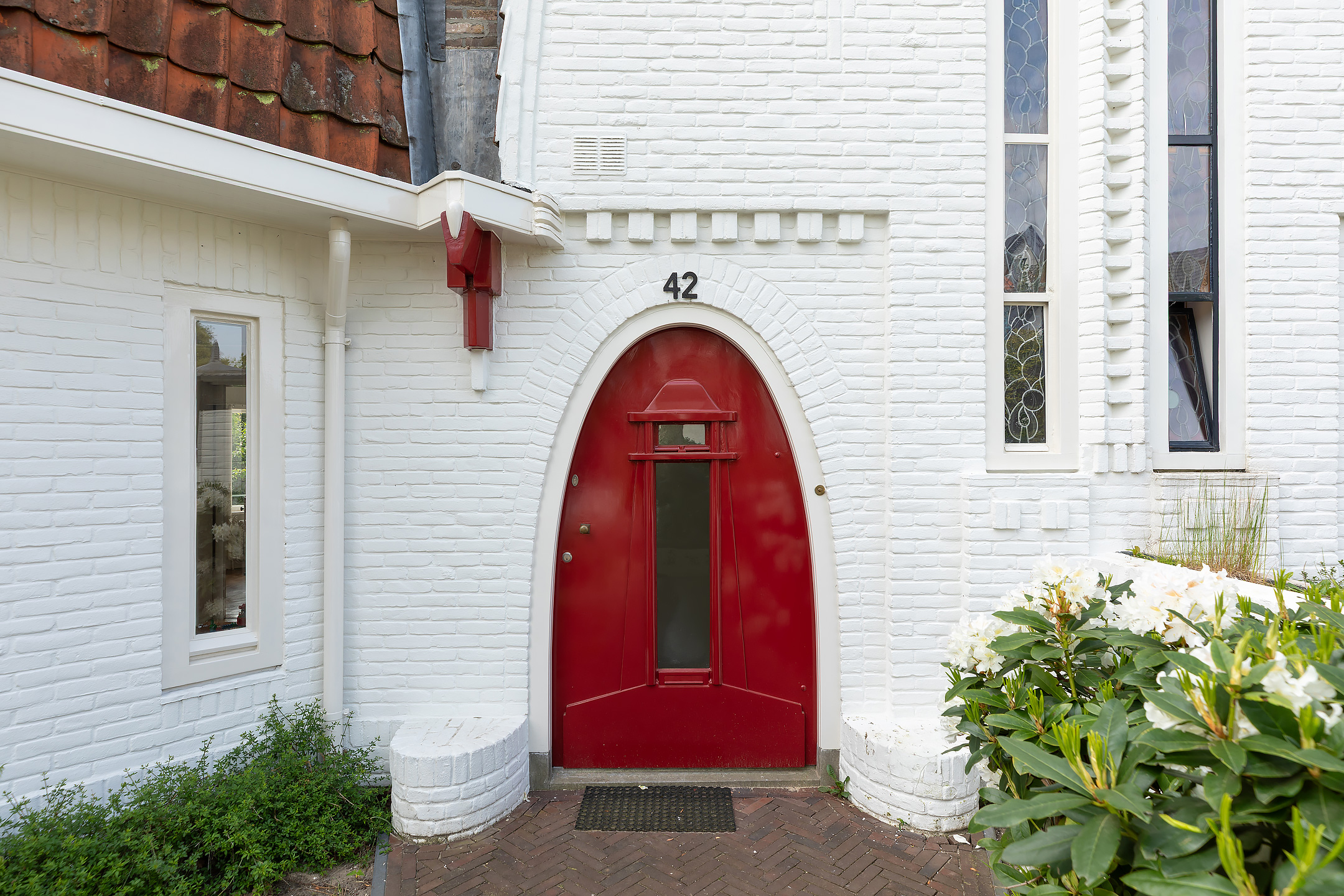 Getoogde voordeur